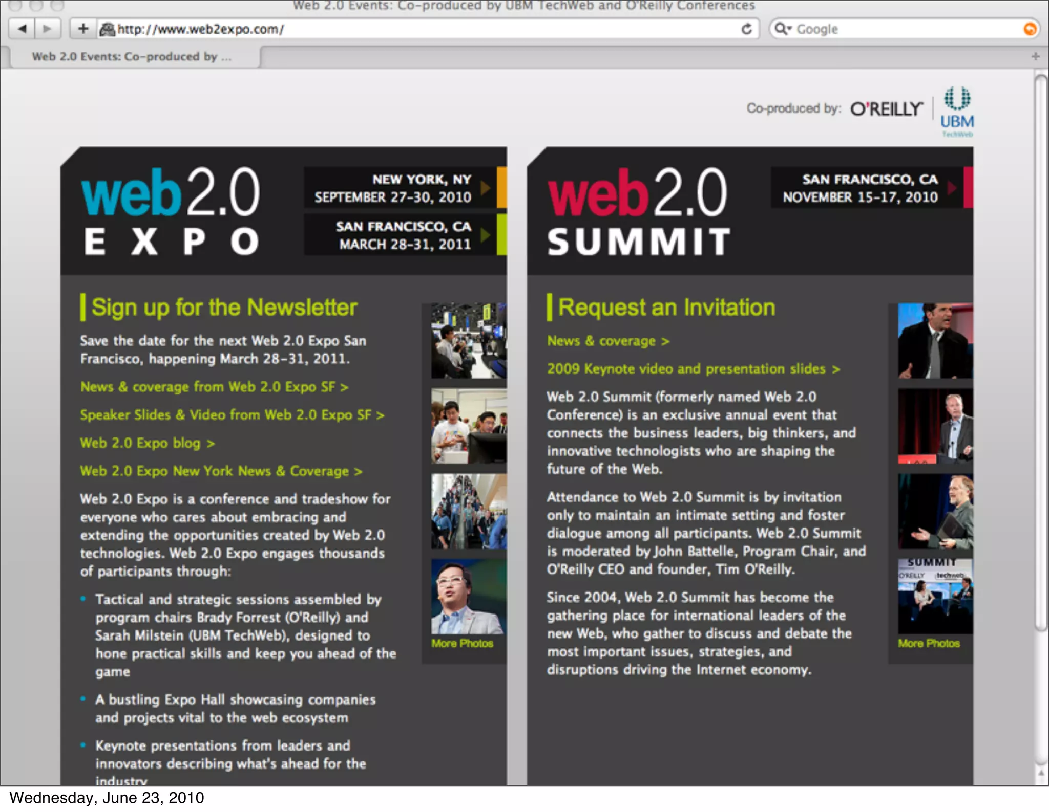 Wednesday, June 23, 2010
 