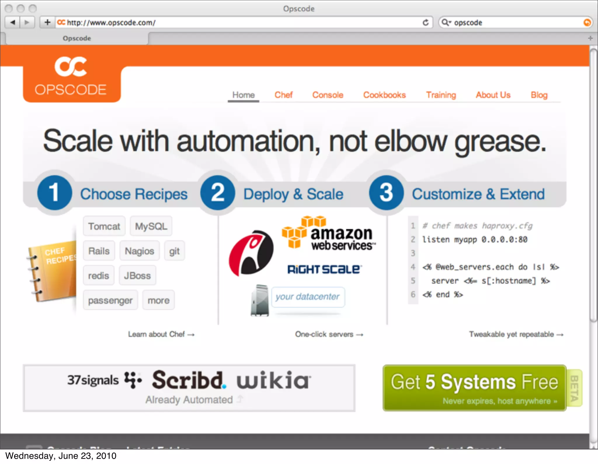 Wednesday, June 23, 2010
 