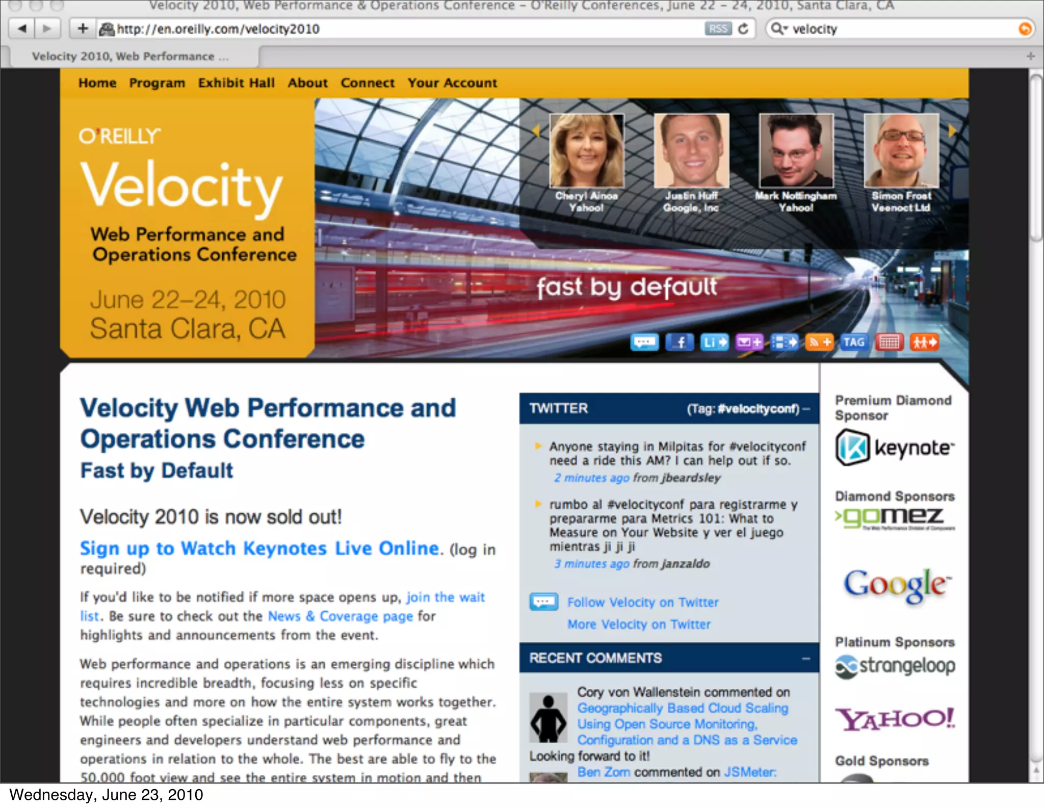 Wednesday, June 23, 2010
 