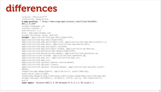 diﬀerences




             19
 