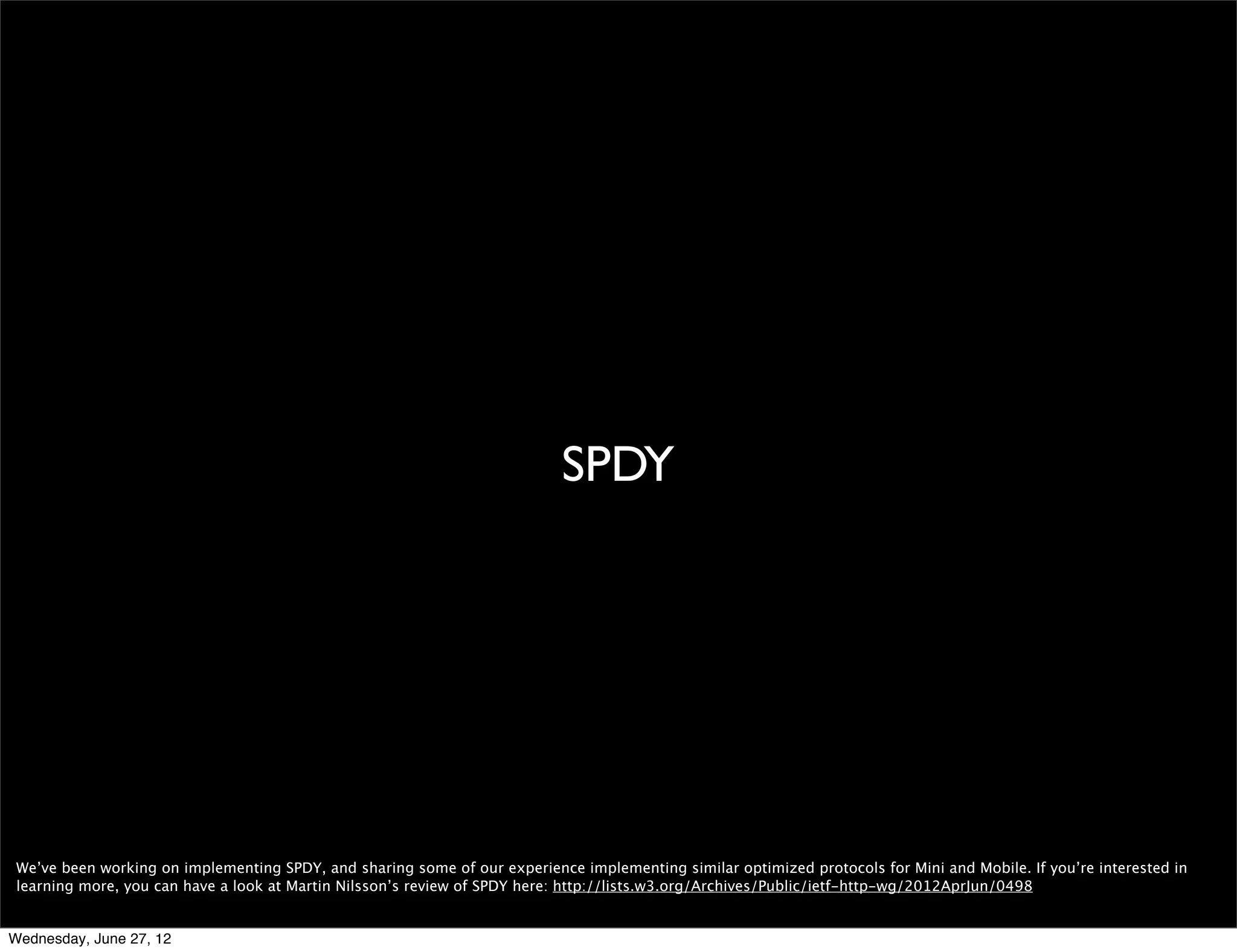 some cool new stuff




 Like I mentioned, I’d like to talk a little bit about some stuff that we’ve recently release and some stuff we’re working on.



Wednesday, June 27, 12
 