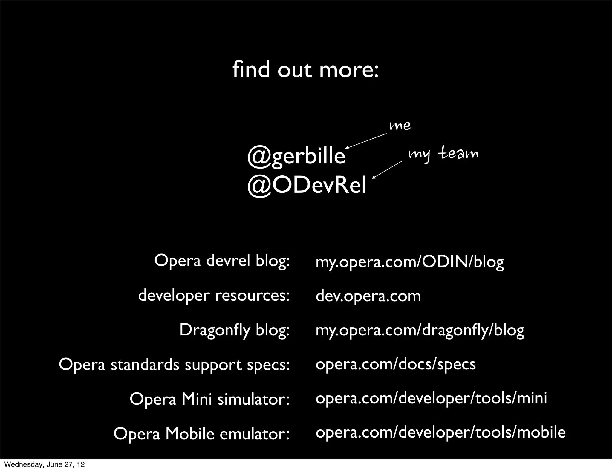 that’s all... for now ;)




Wednesday, June 27, 12
 