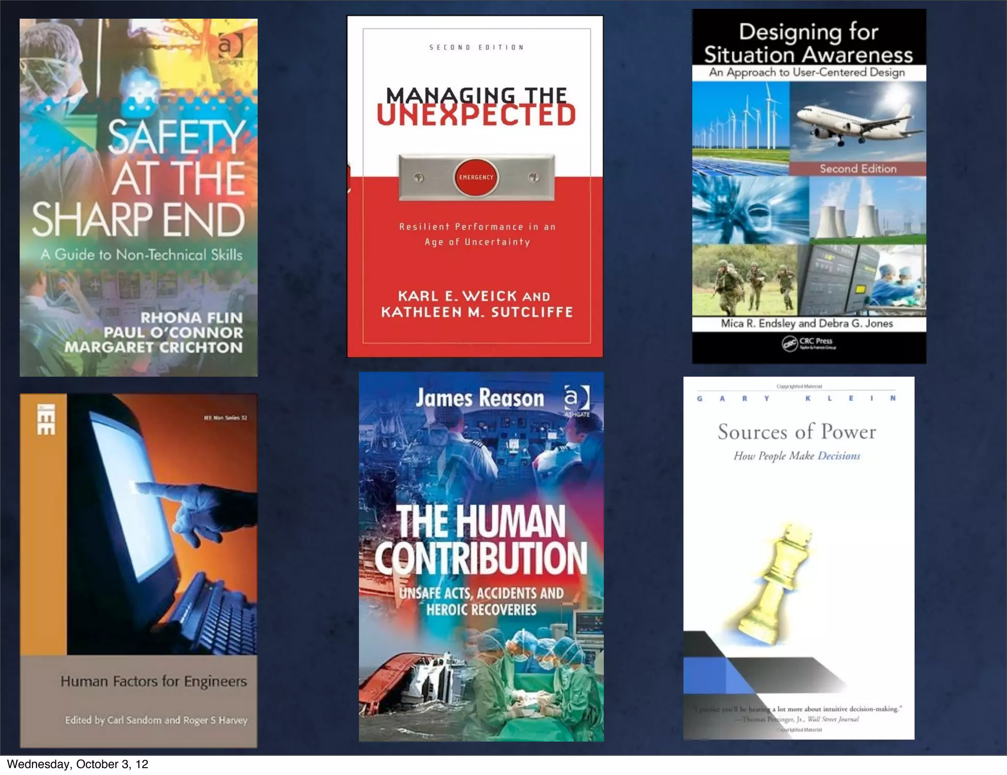 Wednesday, October 3, 12
 