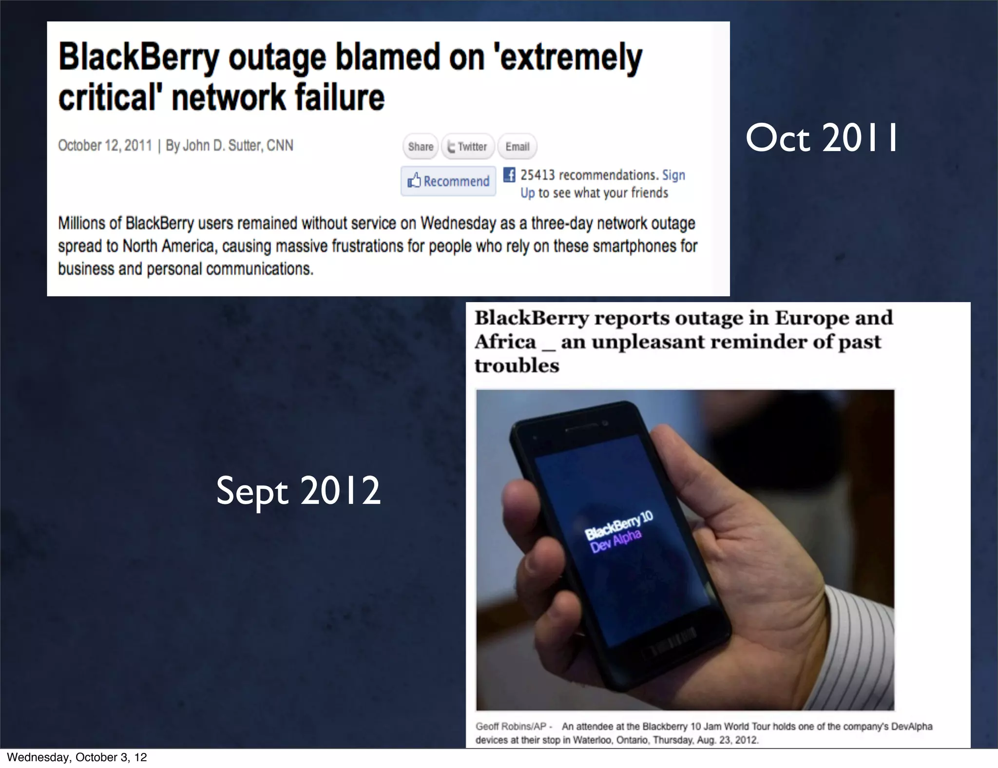 Oct 2011




                           Sept 2012




Wednesday, October 3, 12
 