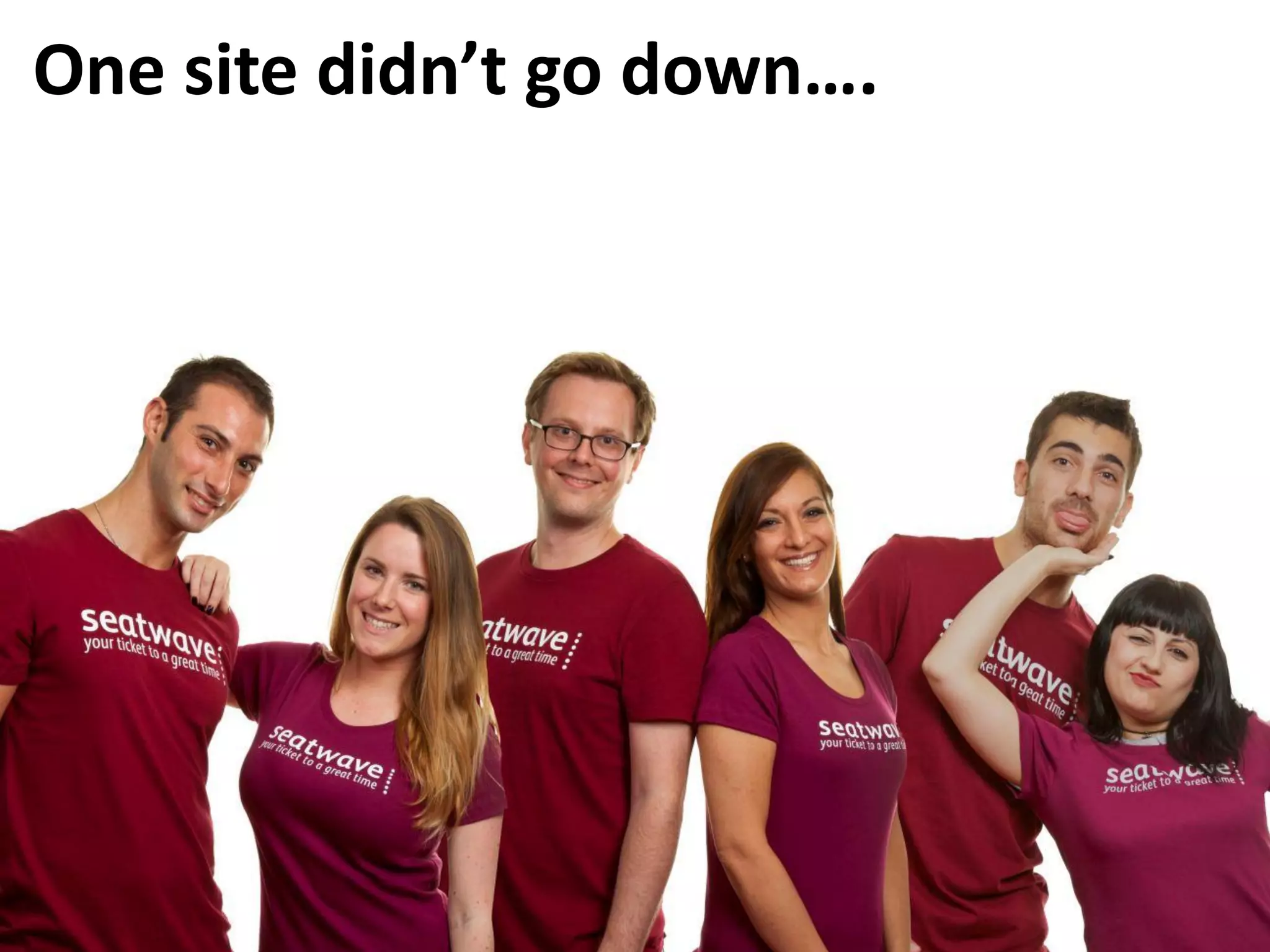 One site didn’t go down….

 