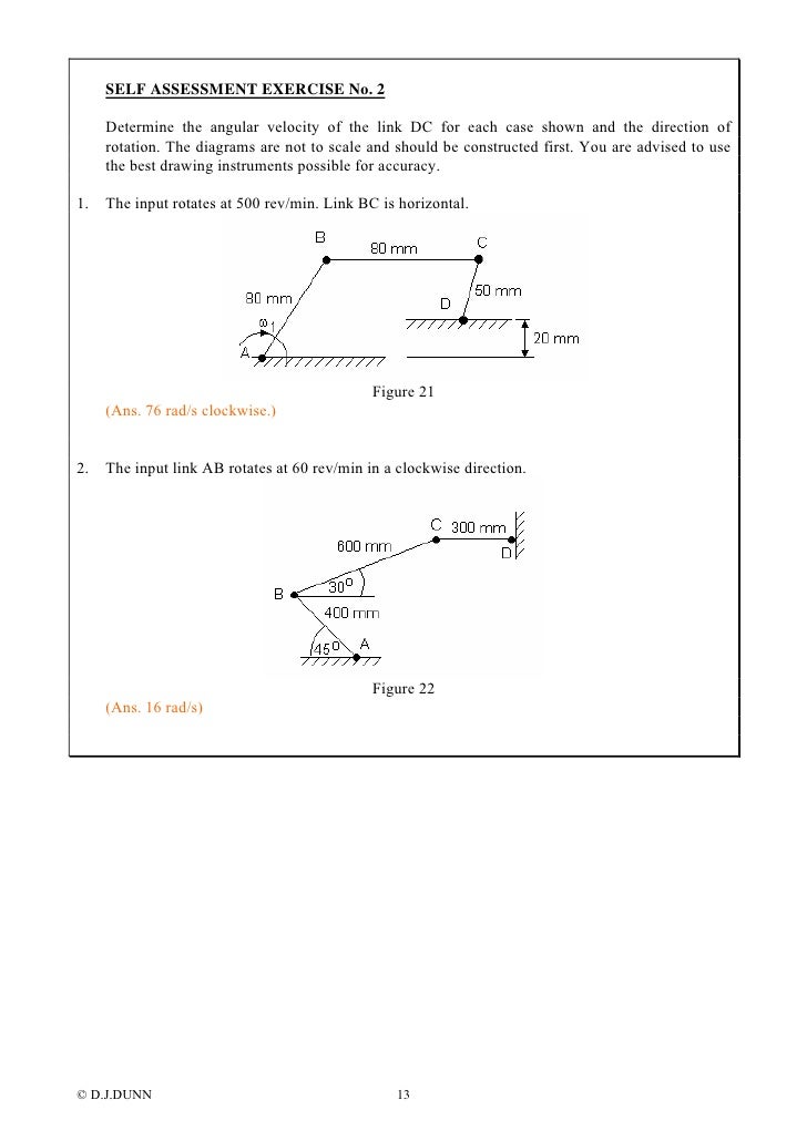 velocity acceleration diagrams