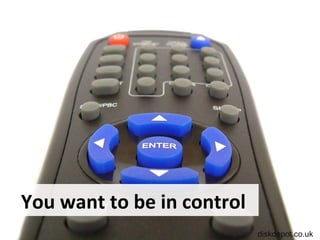 diskdepot.co.uk You want to be in control 