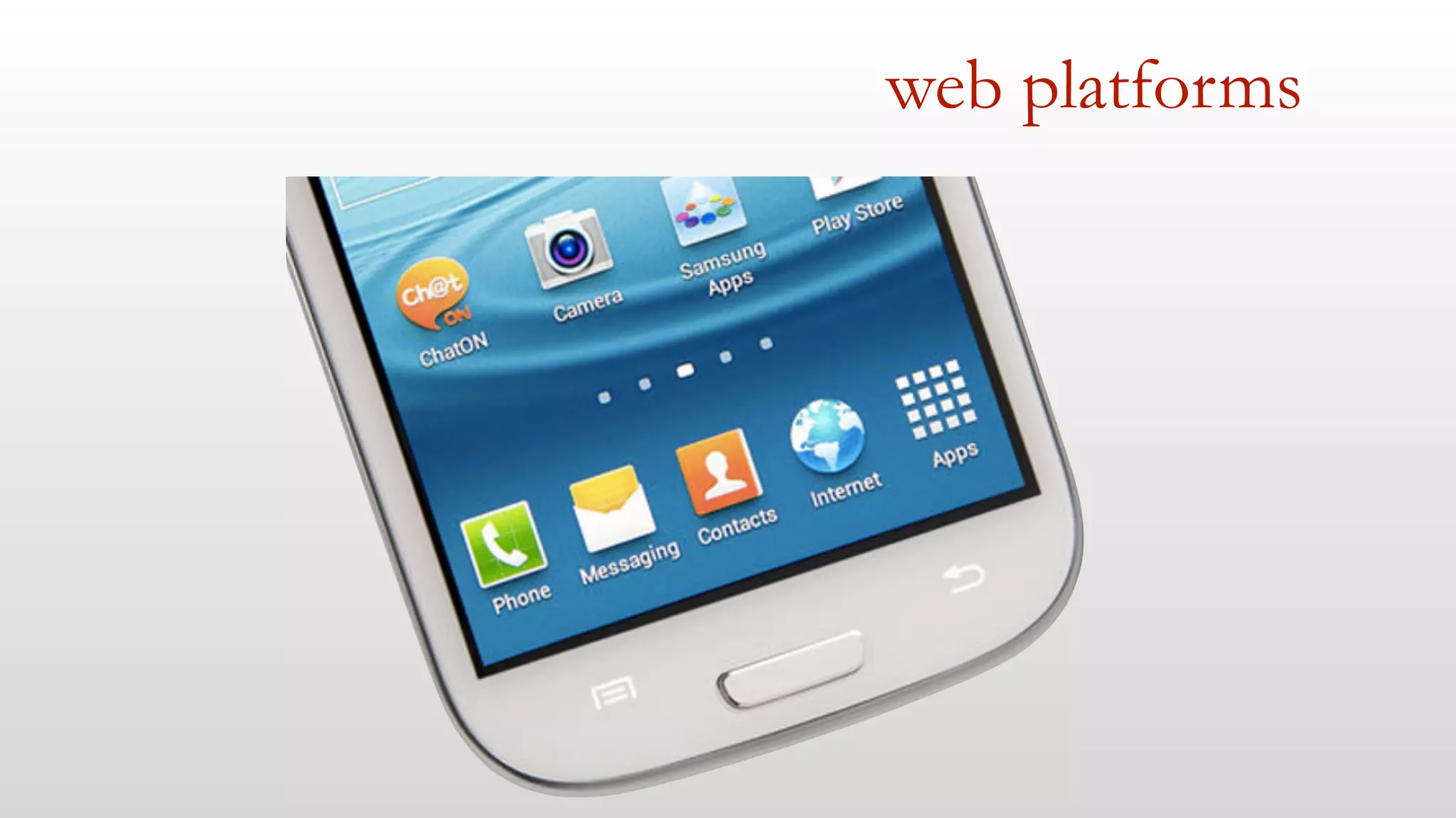 web platforms 
 