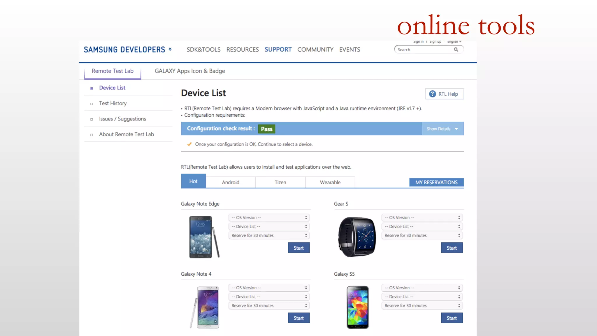 online tools 
 