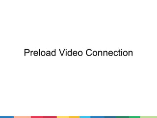 Preload Video Connection
 