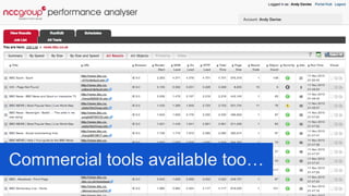 Commercial tools available too…

 