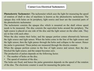Measurement Instrument Using Velocity Various Velocity measuring instruments, LINEAR AND ANGULAR | PPTX