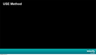 USE Method
Wednesday, June 19, 13
 