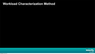 Workload Characterization Method
Wednesday, June 19, 13
 