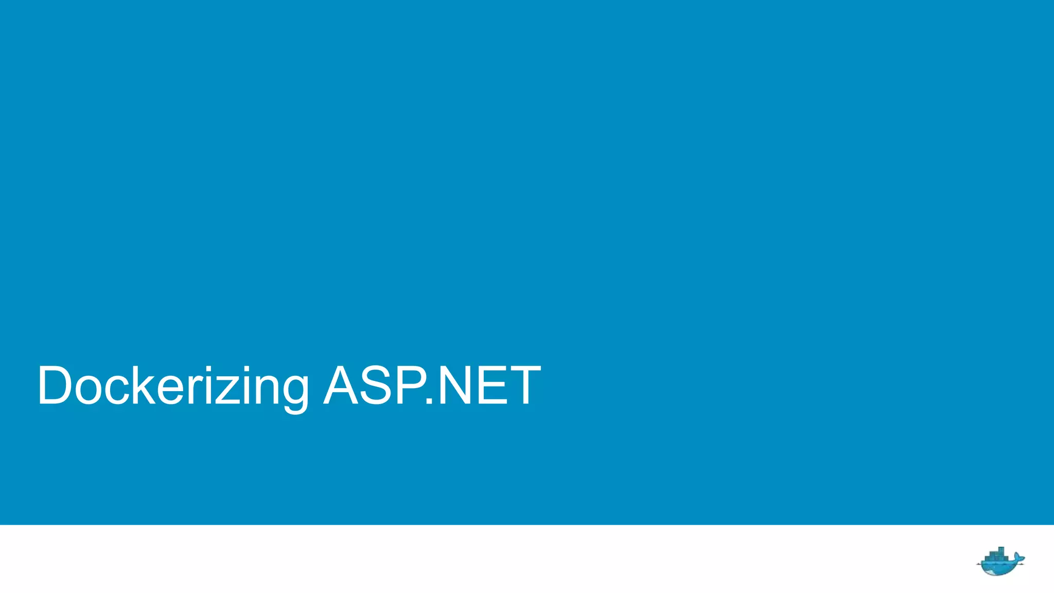 Dockerizing ASP.NET
