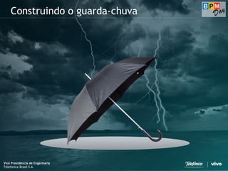 Vice Presidência de Engenharia
Telefonica Brasil S.A.
Construindo o guarda-chuva
Vice Presidência de Engenharia
Telefonica Brasil S.A.
 