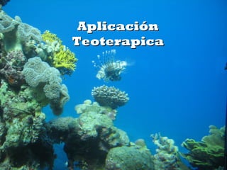 AplicaciónAplicación
TeoterapicaTeoterapica
 