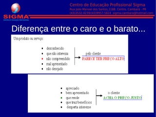Diferença entre o caro e o barato...
 