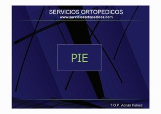 Vendaje Funcional Pie