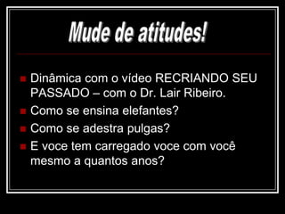 Hoje é o dia certo "Só existem dois dias no ano que nada pode ser feito. Um se chama ontem e o outro se chama amanhã, portanto hoje é o dia certo para amar, acreditar, fazer e principalmente viver." (Dalai Lama)