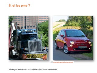 8. et les pme ?




some rights reserved - cc 2013 - orange.com - Yann A. Gourvennec
 