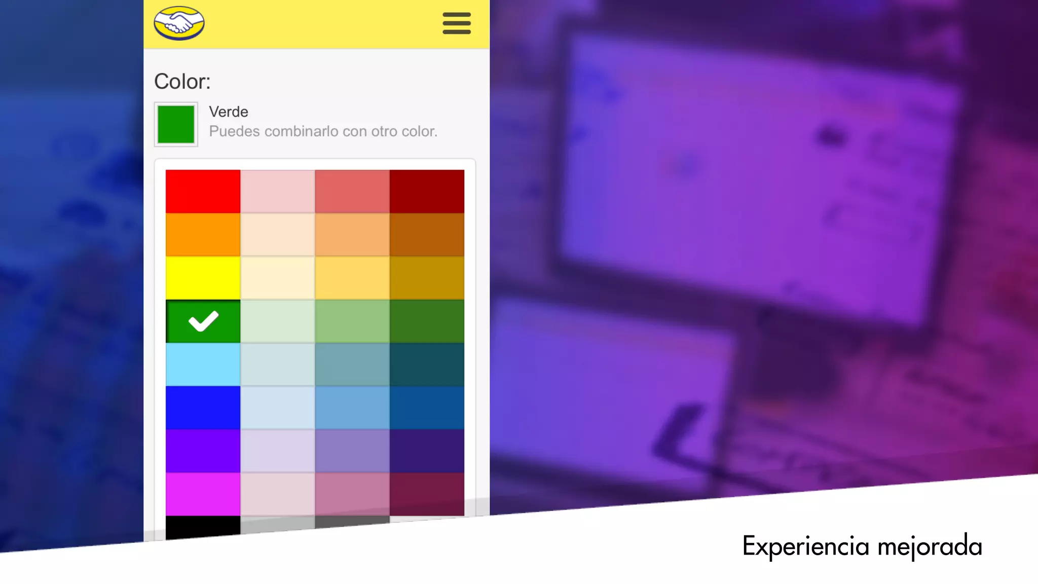 Experiencia mejorada
 