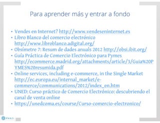 El negocio electrónico: Aprende a vender en Internet