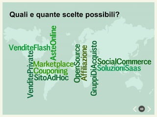 Quali e quante scelte possibili?

40

 