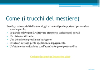  6 milioni di oggetti messi in vendita  ogni giorno