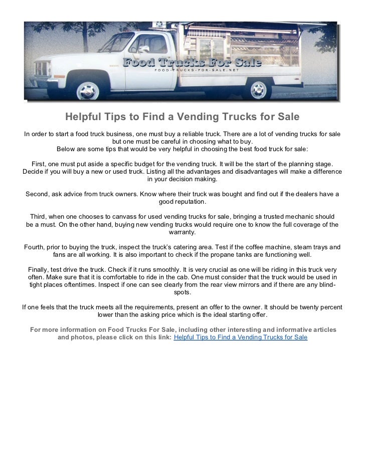 Listing All Trucks >> Helpful Tips To Find A Vending Trucks For Sale Listing All Trucks >> Helpful Tips To Find A Vending Trucks For Sale