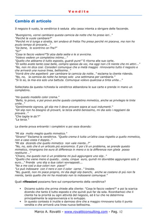 Vendite   Elementi Pratici