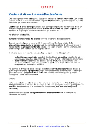 Vendite   Elementi Pratici