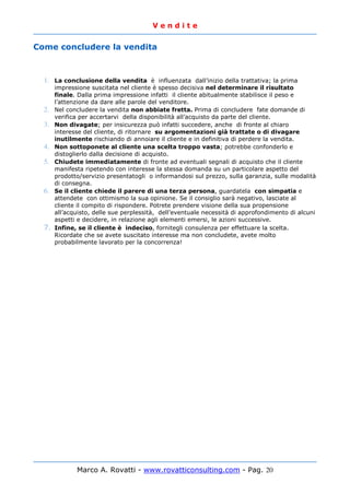 Vendite   Elementi Pratici