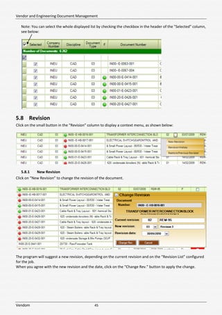 Vendom Document Control System User Manual | PDF