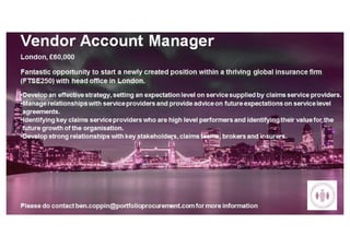 Vendor Account Manager