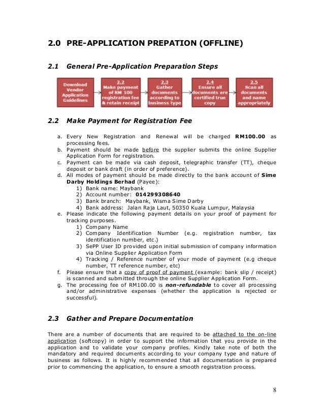 Vendor Application Guidelines