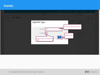 © Copyright Webkul Software, All rights reserved.
Contd..
 
