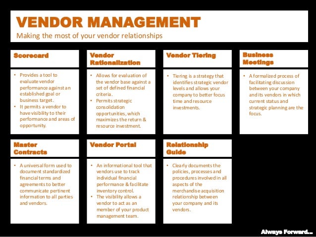 vendor scorecard
