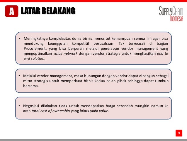 Cantik Apa Itu Vendor Management - Beauty Glamorous