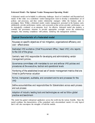 Vendor Management - An Overview (Project File) | DOCX