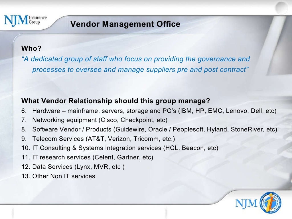 Vendor Management
