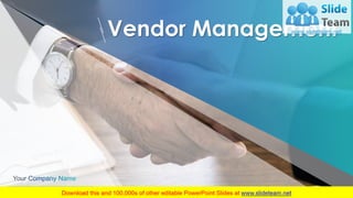 Vendor Management
 