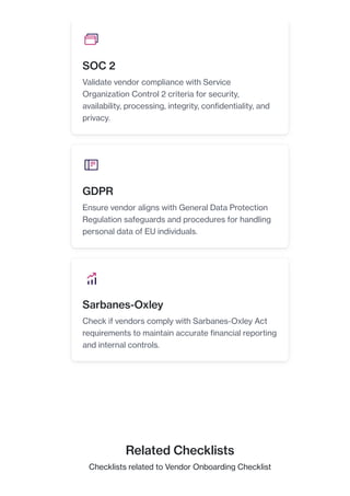 A simple and comprehensive vendor onboarding and compliance checklist ...
