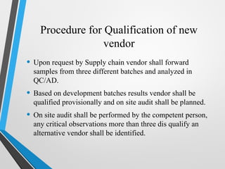 vendor Policy PPT training.ppt foe vendor qualification in ...