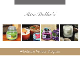 Wholesale Vendor Program
 