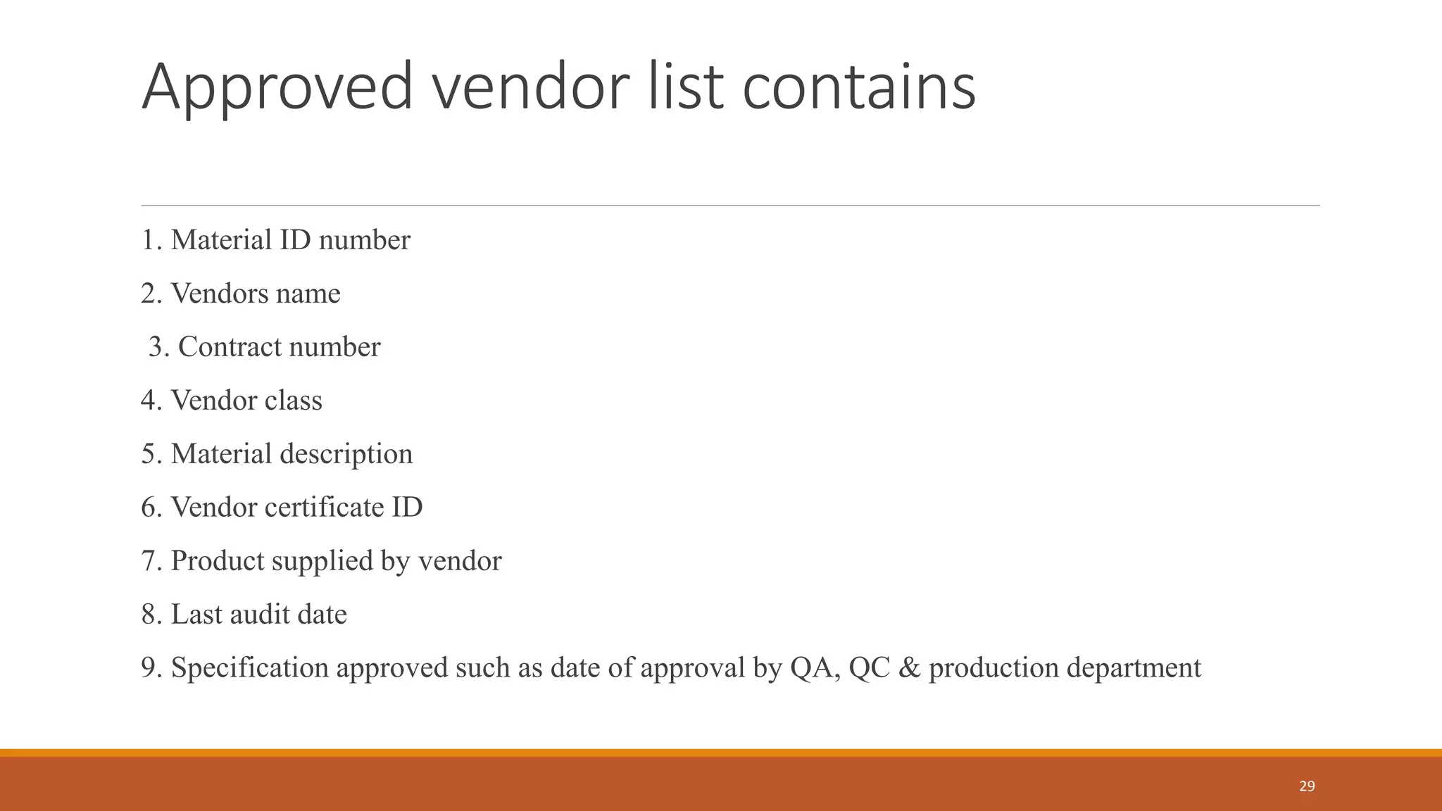 Vendor qualification | PPTX