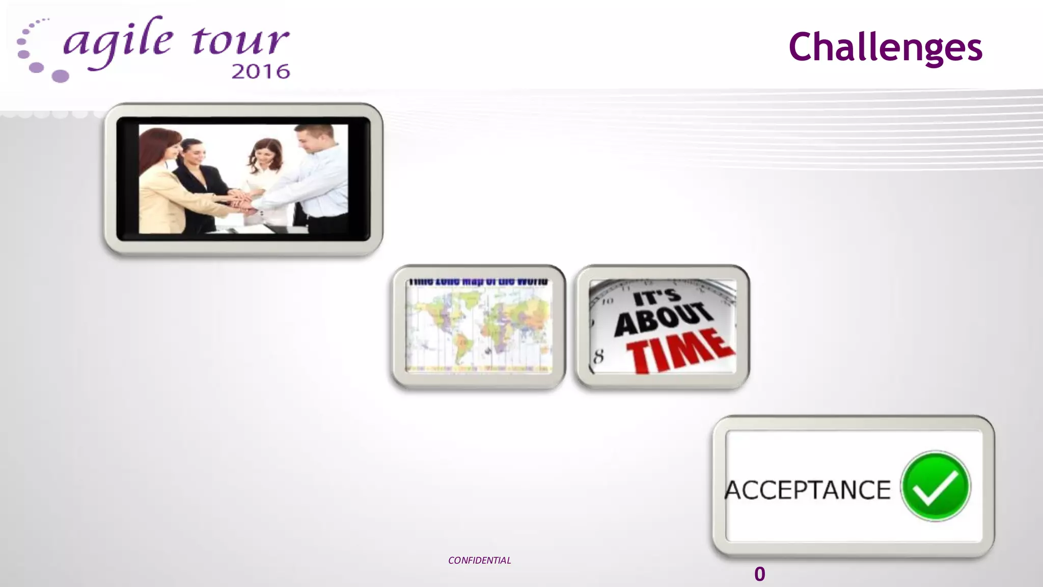 Challenges
CONFIDENTIAL
1
0
 