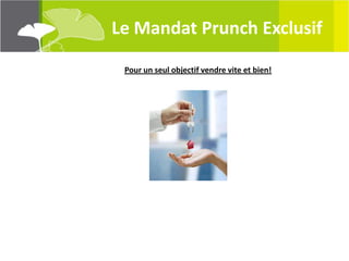 Le Mandat Prunch Exclusif

 Pour un seul objectif vendre vite et bien!
 