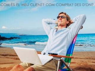 COM ÉS EL MEU CLIENT? COM COMPRA? DES D’ON?
 