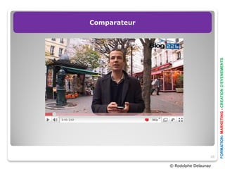 Comparateur




© Rodolphe Delaunay
                      20




                      FORMATION- MARKETING - CREATION D’EVENEMENTS
 